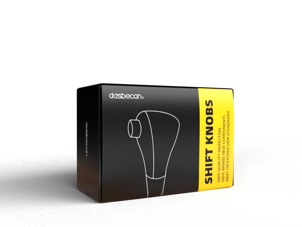 Dasbecan gear shifter knob packaging includes everything for quick upgrade