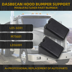 Dasbecan hood bumper support for Peterbilt 567 right side, stable latch.