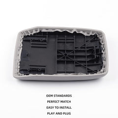 Dasbecan microfiber armrest cover enhances interior look while resisting oils.