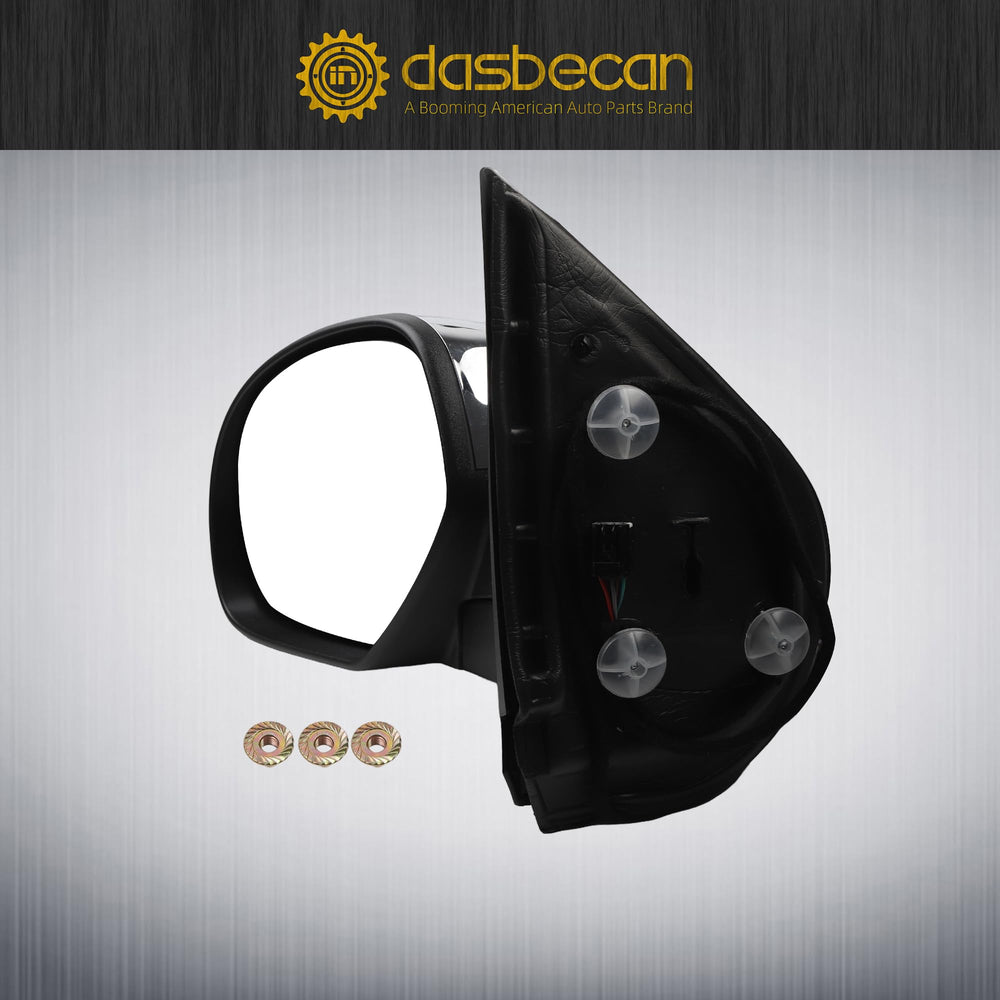 Dasbecan mirror assembly with durable ABS housing and 1m wiring