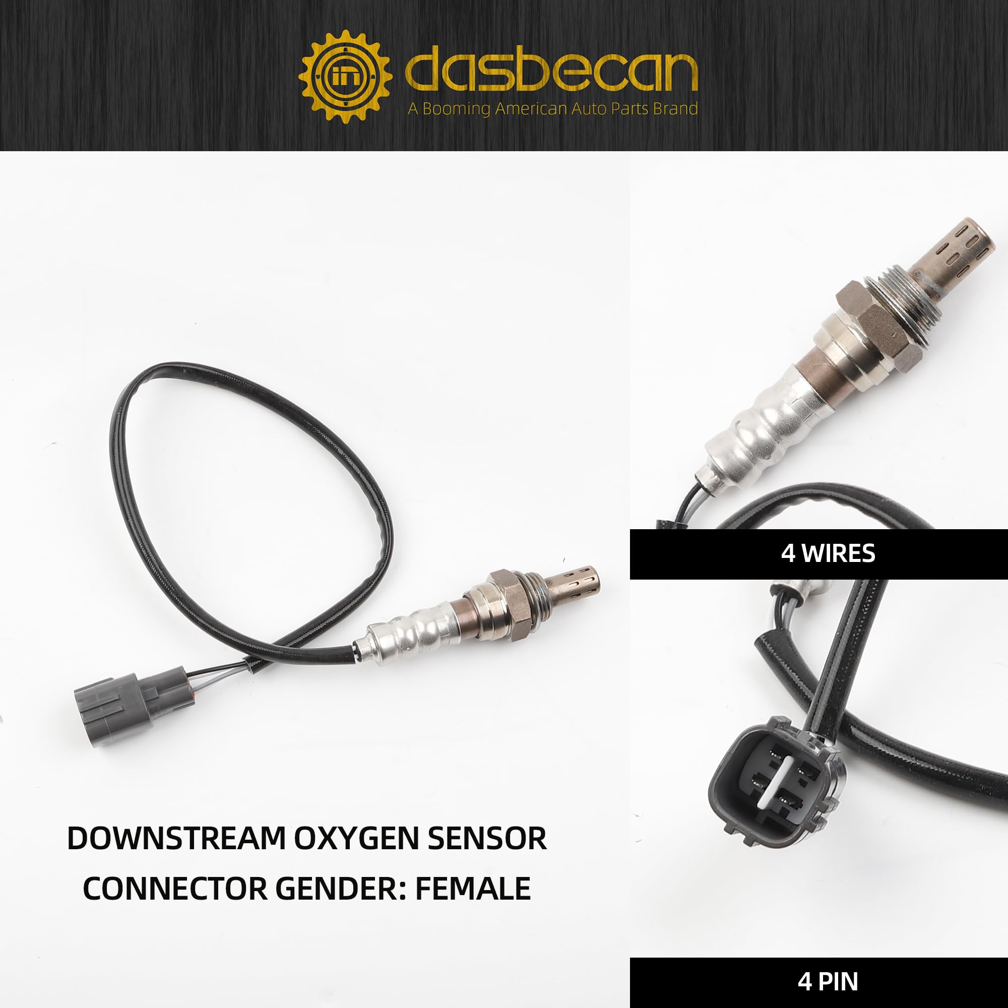 Dasbecan installation-ready kit with 4-pin 4-wire plugs for easy swap