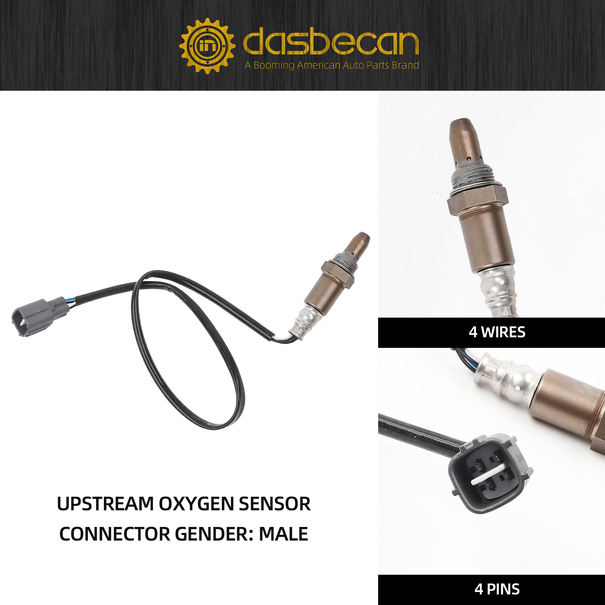Dasbecan RAV4 downstream O2 sensor promotes steady engine performance