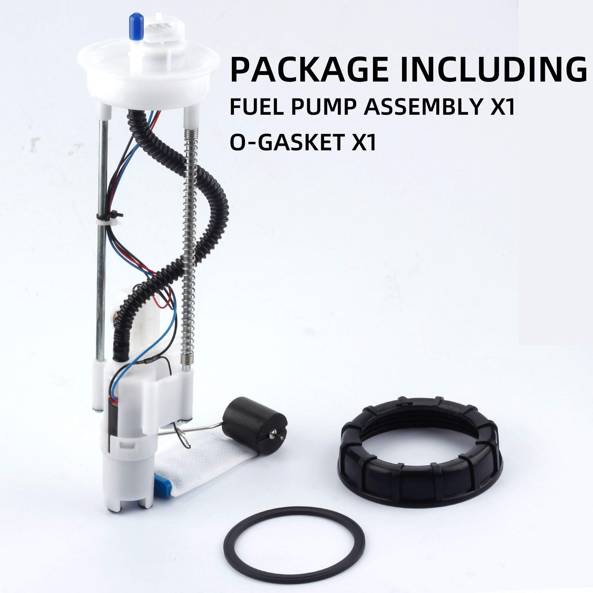 Close-up of Dasbecan fuel pump showing build quality and connectors.