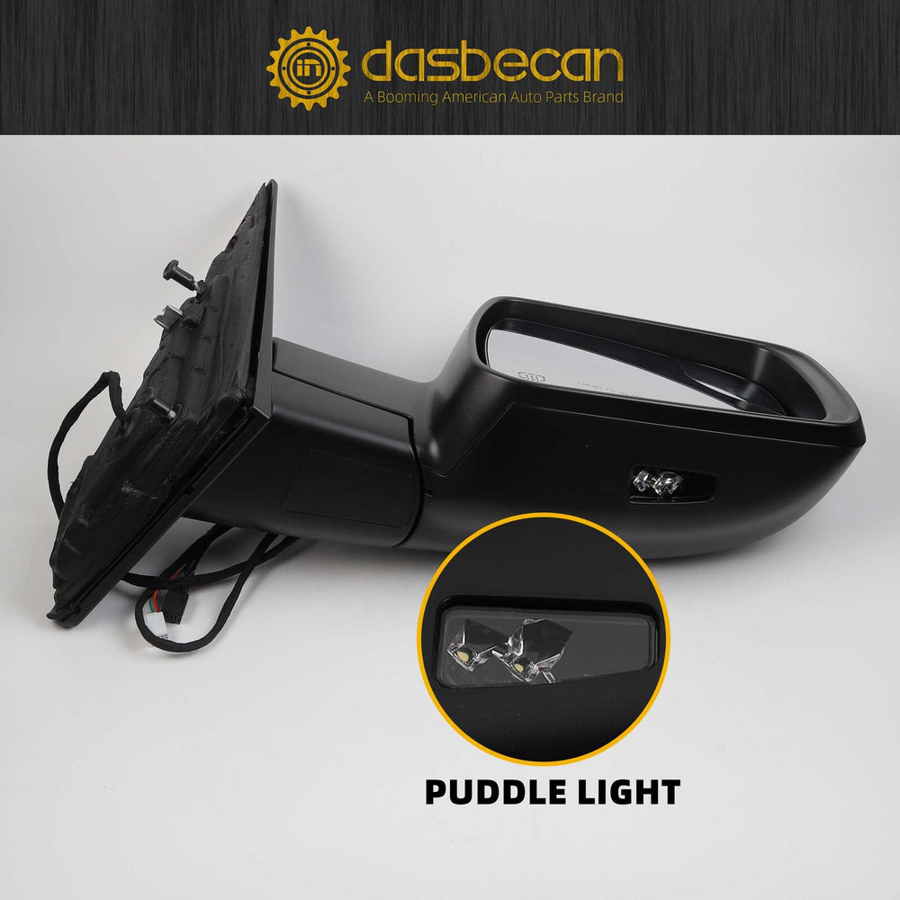 Power folding feature on Dasbecan Ram 1500 mirror for easier parking