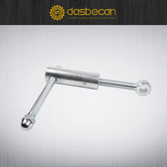 Dasbecan steel tailgate latch exterior emphasizes durable, vibration-resistant security.