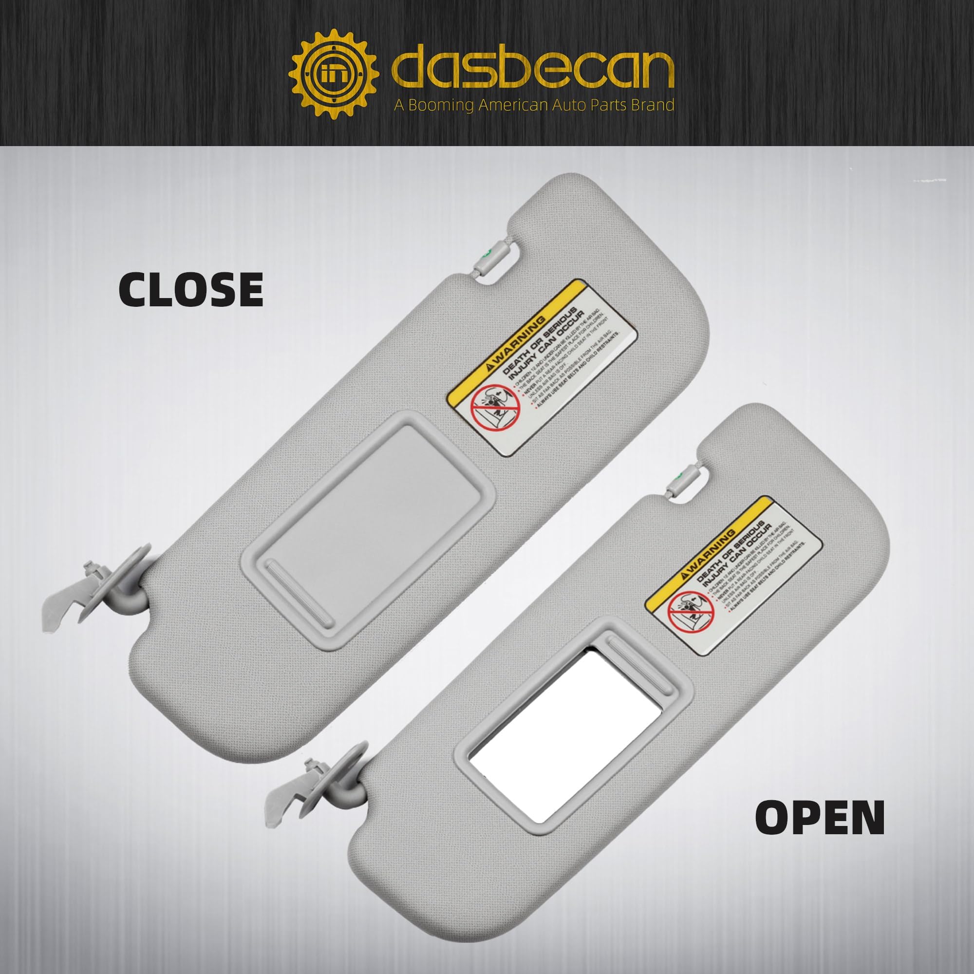 Dasbecan sun visor material detail highlights durable construction for long-lasting use