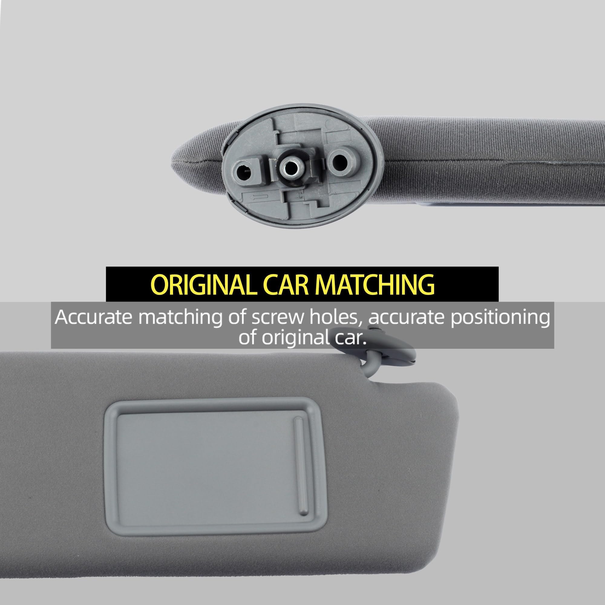 Dasbecan soft-gray sun visor material close-up highlights comfort and easy cleaning.
