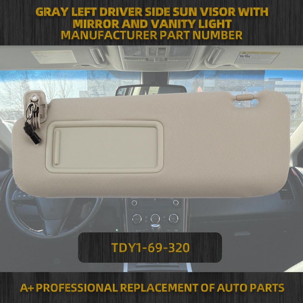 Dasbecan sun visor for Mazda CX-9 features built-in mirror for quick checks during drives