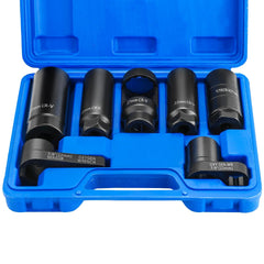 DASBET 7pcs O2 sensor socket set for quick removal in tight engine bays.