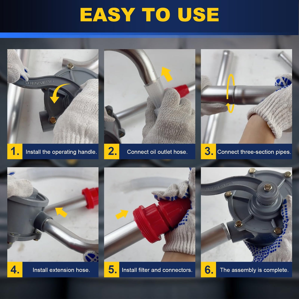 DASBET adjustable aluminum pipes fit various drum depths for flexibility.