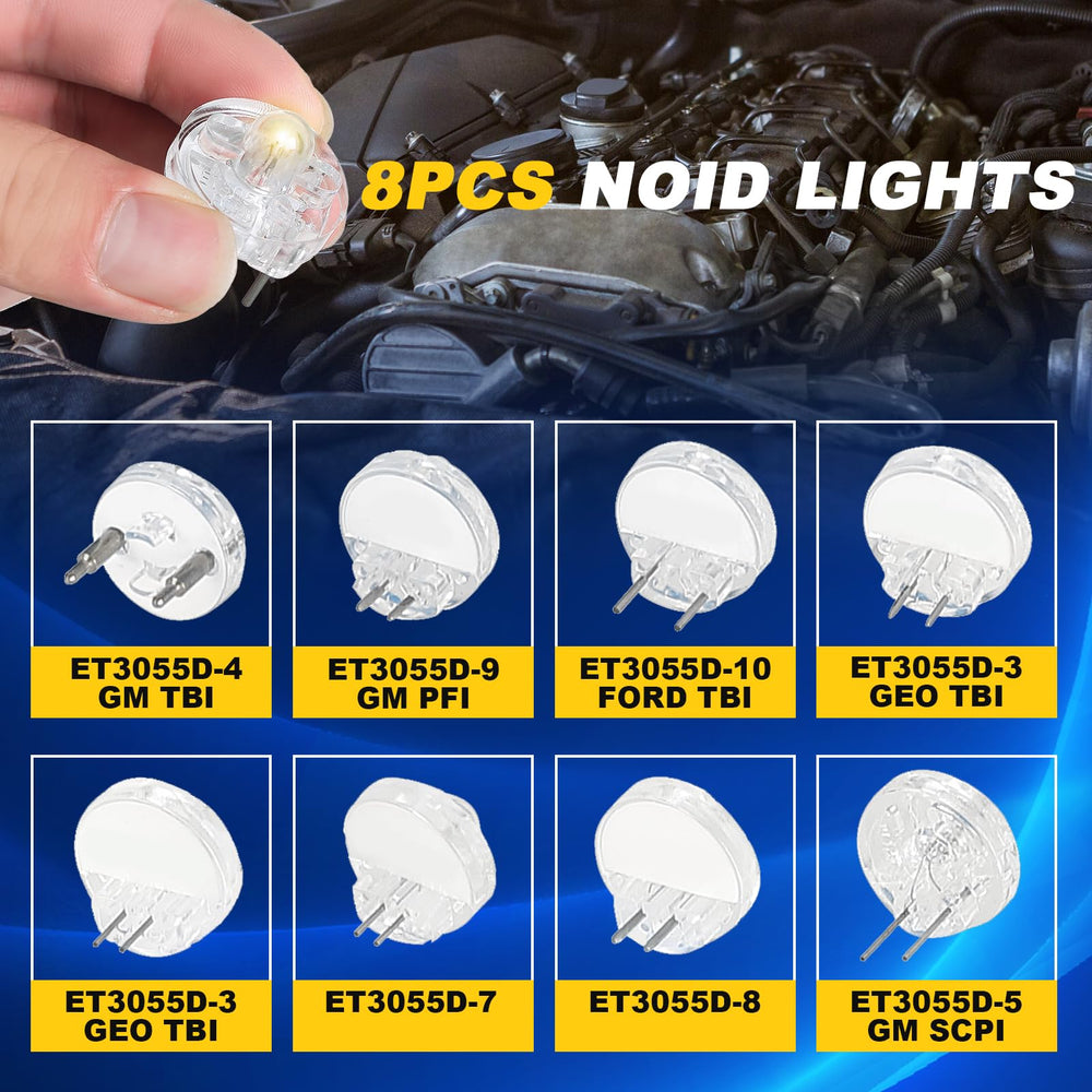 DASBET IAC testers with square 4-pin connectors verify idle control signals.