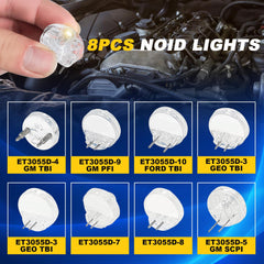 DASBET IAC testers with square 4-pin connectors verify idle control signals.