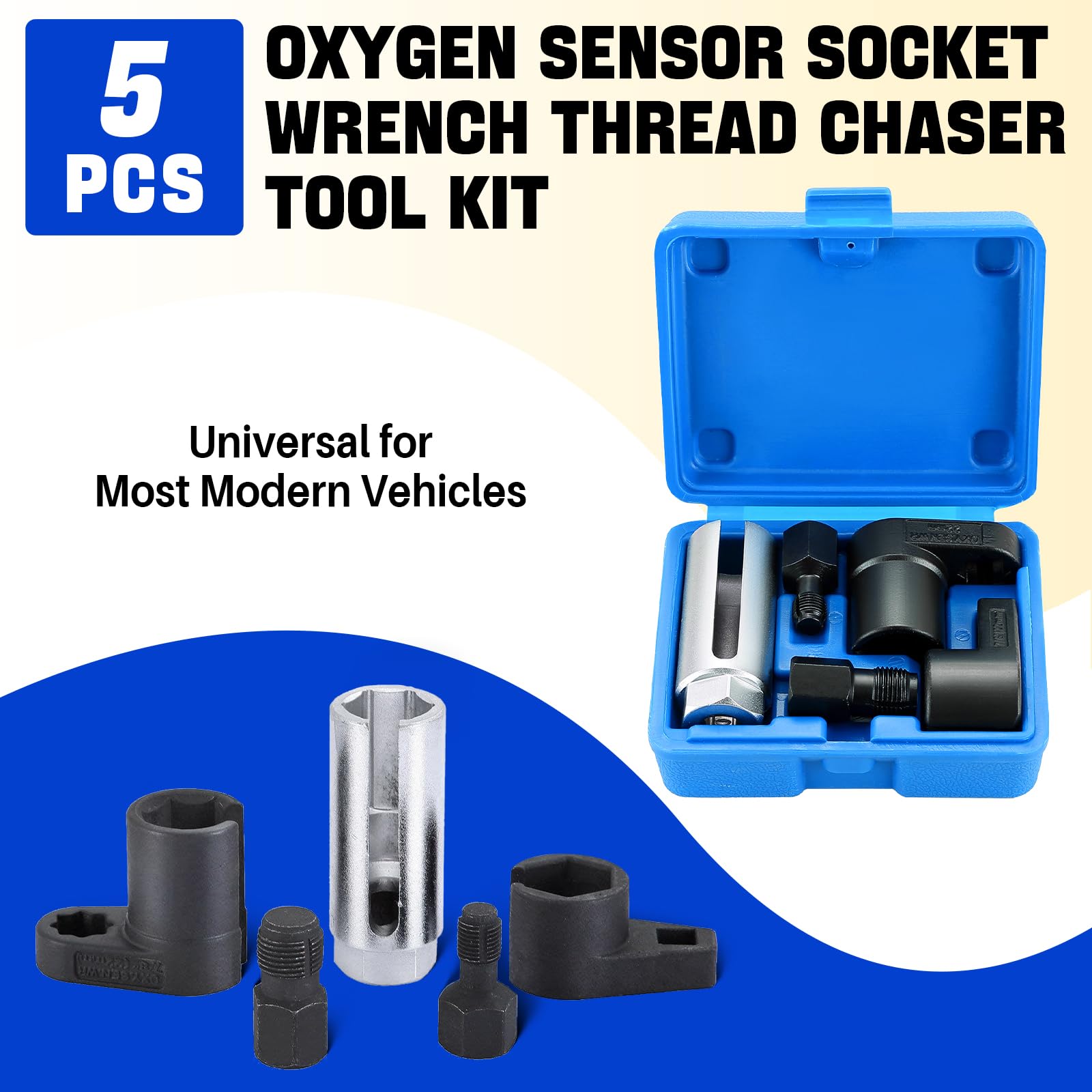 DASBET o2-sensor-socket with 1/2 inch drive in use