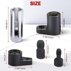 DASBET oxygen sensor socket 1/2 drive offers high torque in confined spaces
