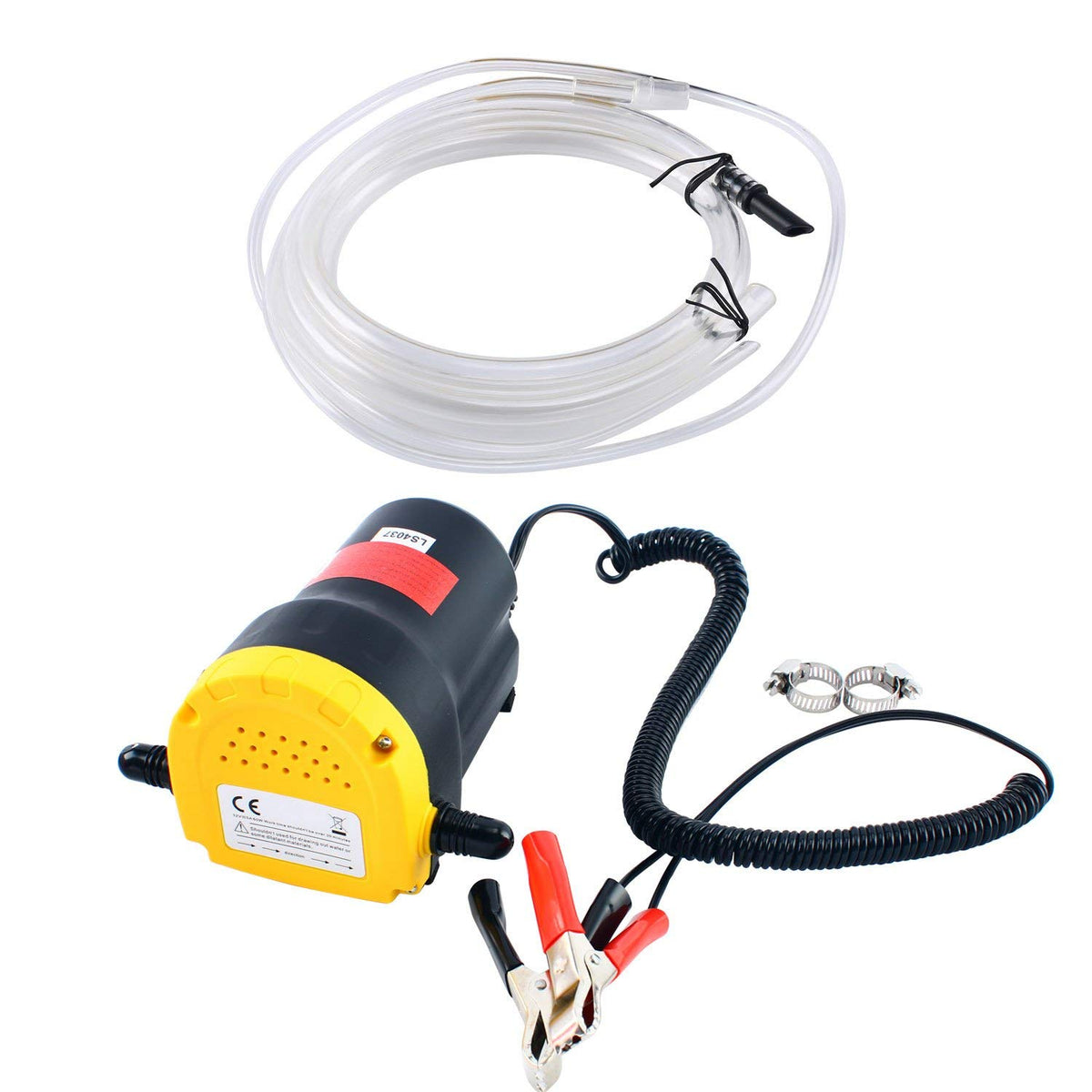 DasMarine 12V 60W oil change pump extractor in action for quick, mess-free engine oil transfer.