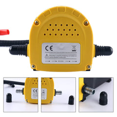 DasMarine oil extractor outlet hose enabling clean, spill-free transfer.