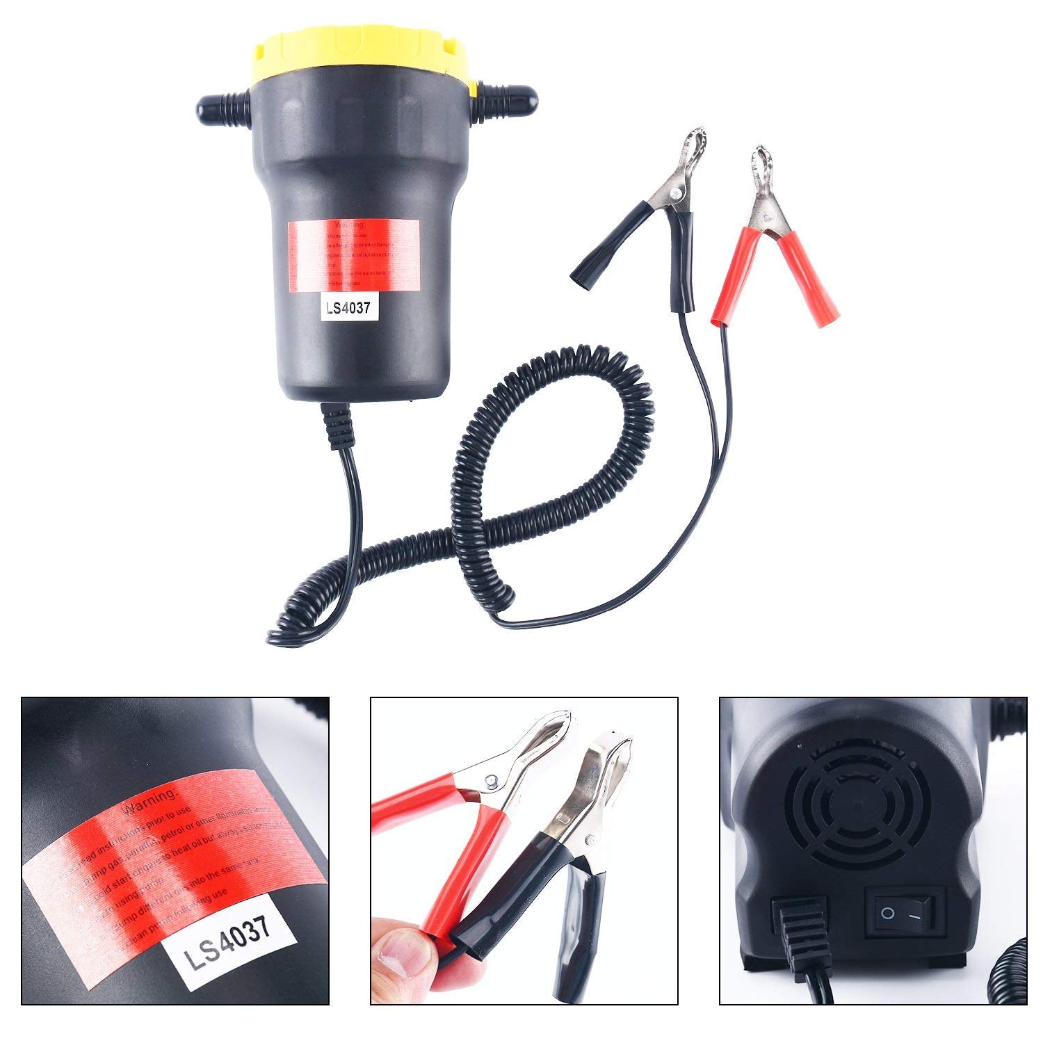 DasMarine pump body with switch for simple, safe operation.