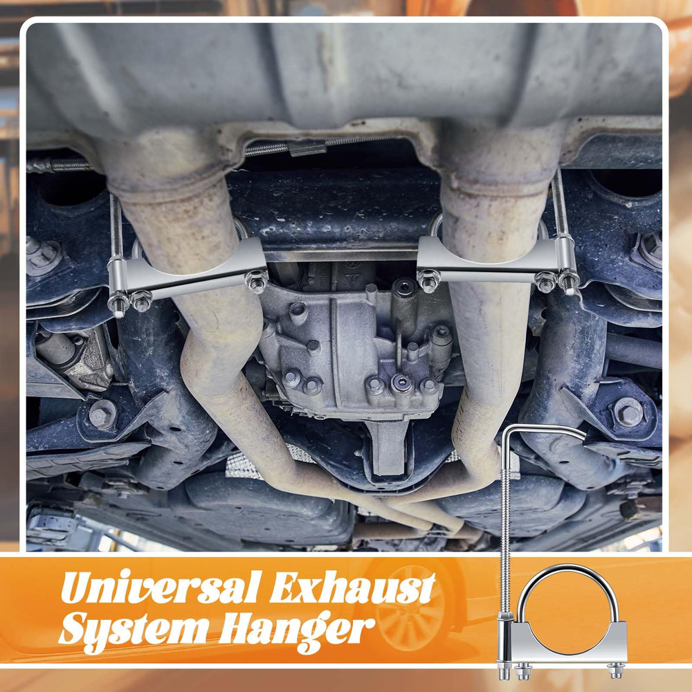 Datanly fit for 2.5-inch exhaust pipes, wide vehicle compatibility.