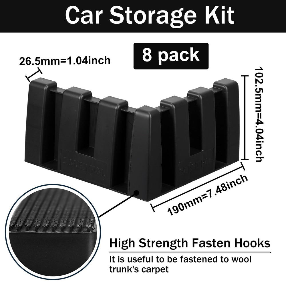 Datanly trunk blocks organizing cargo for a tidy trunk.