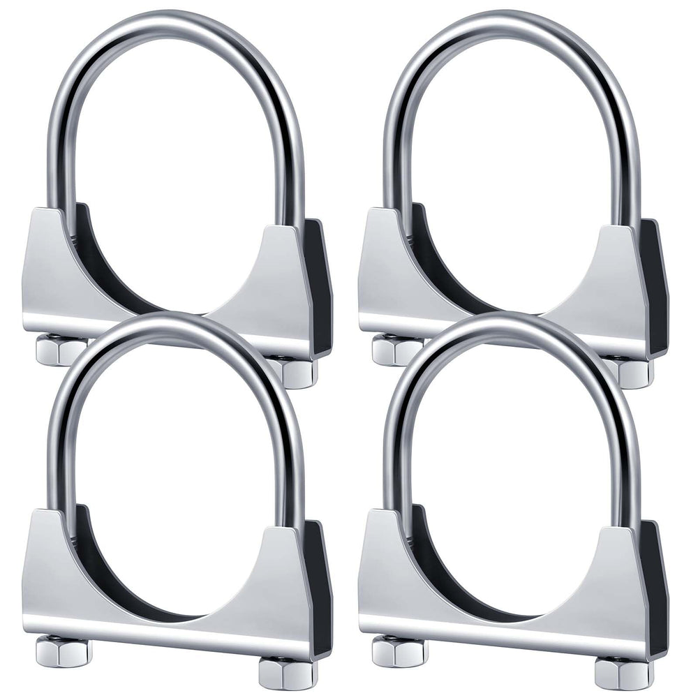 Datanly exhaust clamp 4-pack for 2.5in pipes enables quick, reliable connections