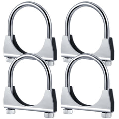 Datanly exhaust clamp 4-pack for 2.5in pipes enables quick, reliable connections