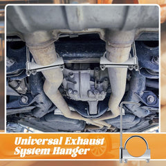 Datanly universal hanger illustrating easy, flexible installation for DIY exhaust projects.