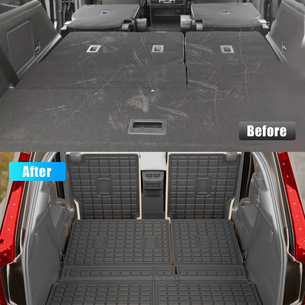 Dattumar Ford Expedition 3rd-row backrest mats safeguard rear seating from spills.
