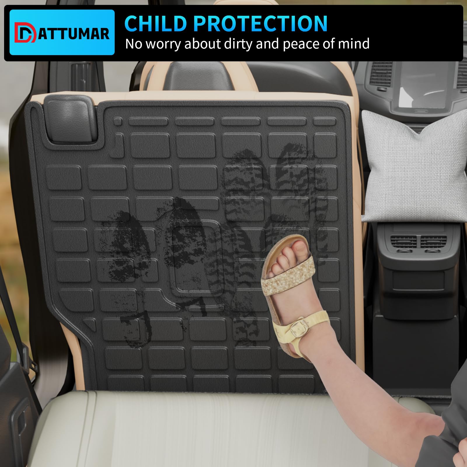 Dattumar Ford Expedition odorless TPE material ensures a clean cabin experience.