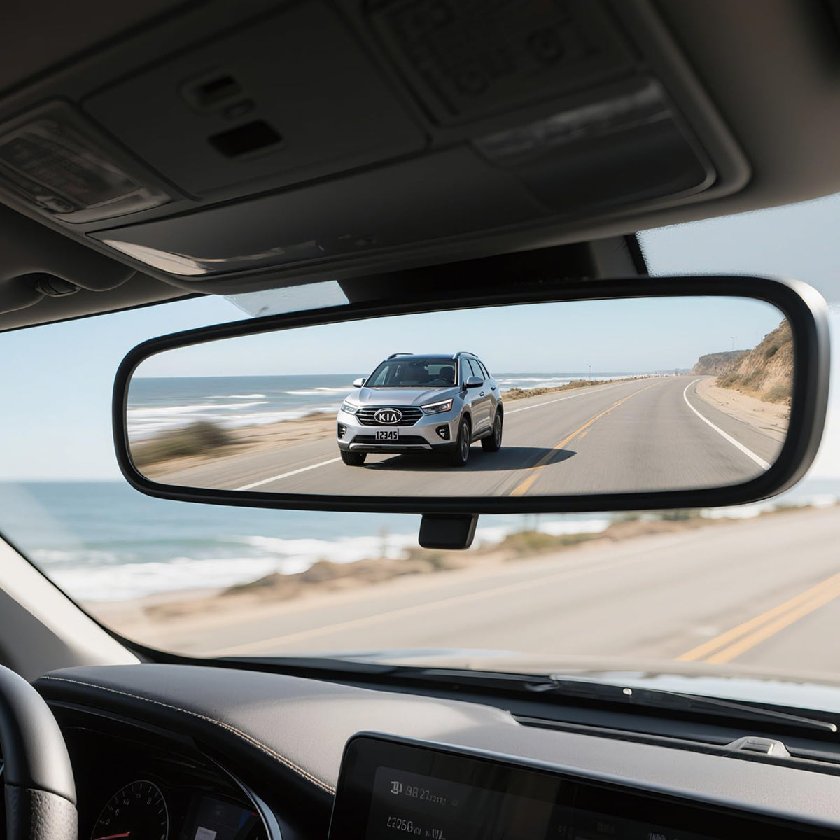DAUWEIR interior rearview mirror, OEM-fit for seamless integration and clear reflection.