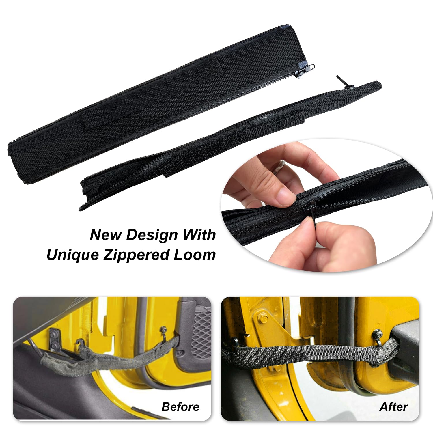 Dawnjaccee easy installation attachment demonstrates quick mounting to door hardware.