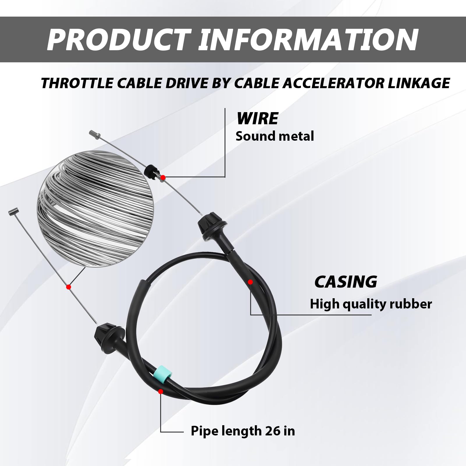 Daydmaly 551859 throttle cable installation guide image illustrates mounting steps.