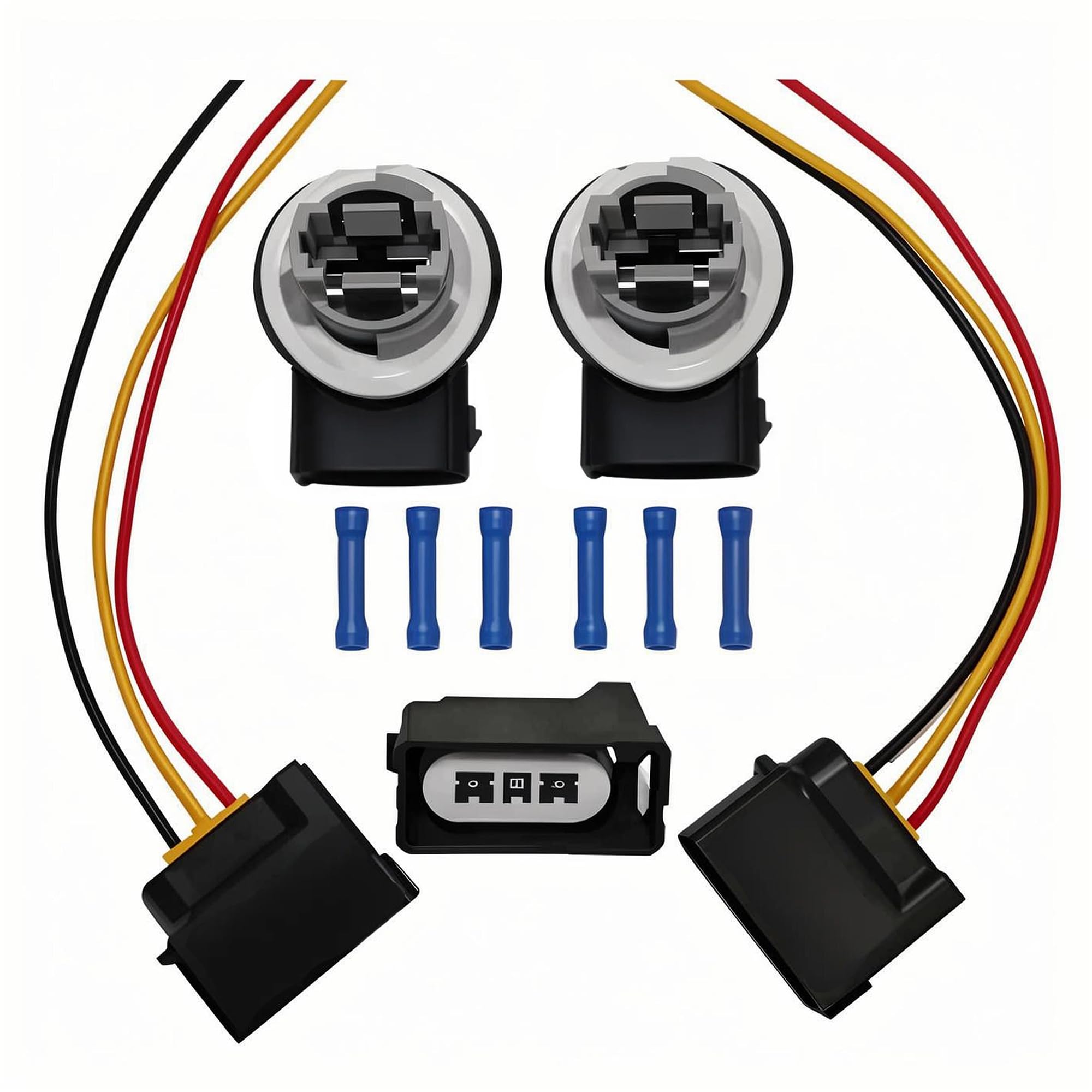 daydmaly turn signal socket harness for Ford F-150, secure installation and reliable fit