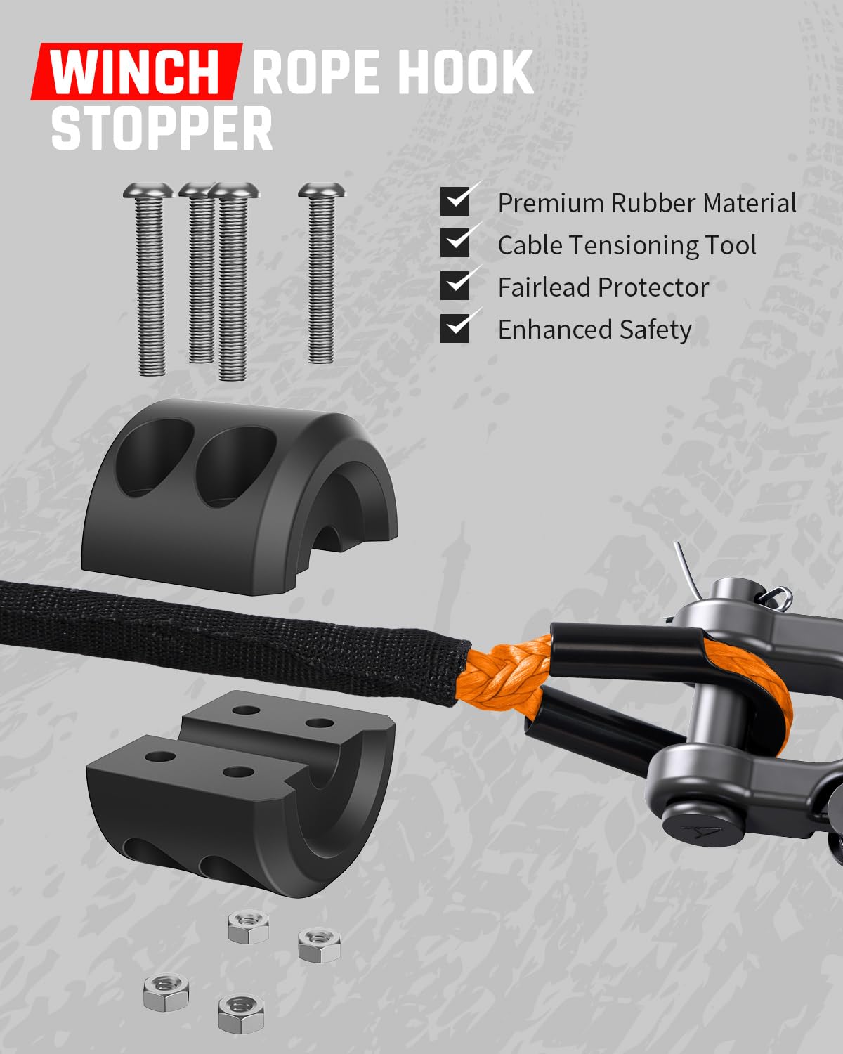 DAYDOOR UV-coated rope resists sun fade for long-lasting outdoor use