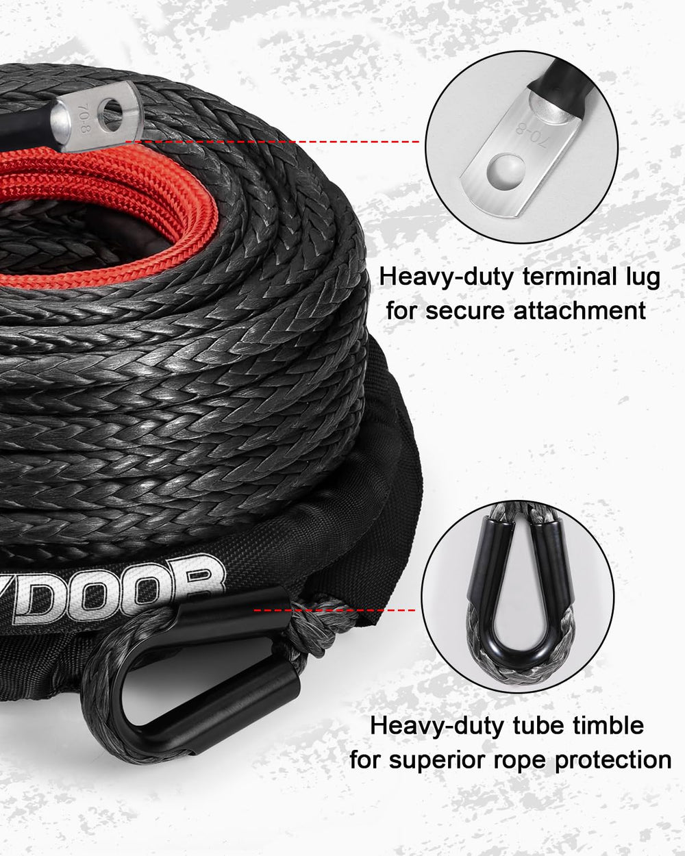 DAYDOOR line floats for easier recoveries in water.