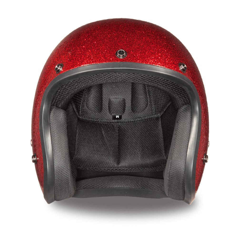 Daytona Cruiser removable visor in gloss black for versatile shading on rides.