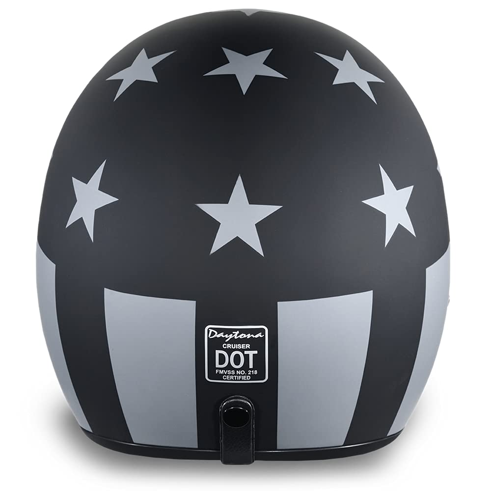 Daytona Helmets DOT-approved safety for reliable street and scooter protection.