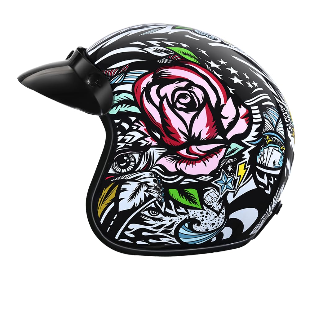 Daytona lightweight 3-4 shell for reduced rider fatigue
