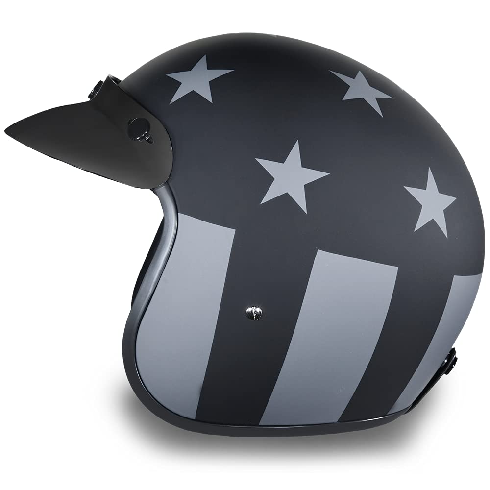 Daytona Helmets lightweight durable construction for extended comfort on rides.