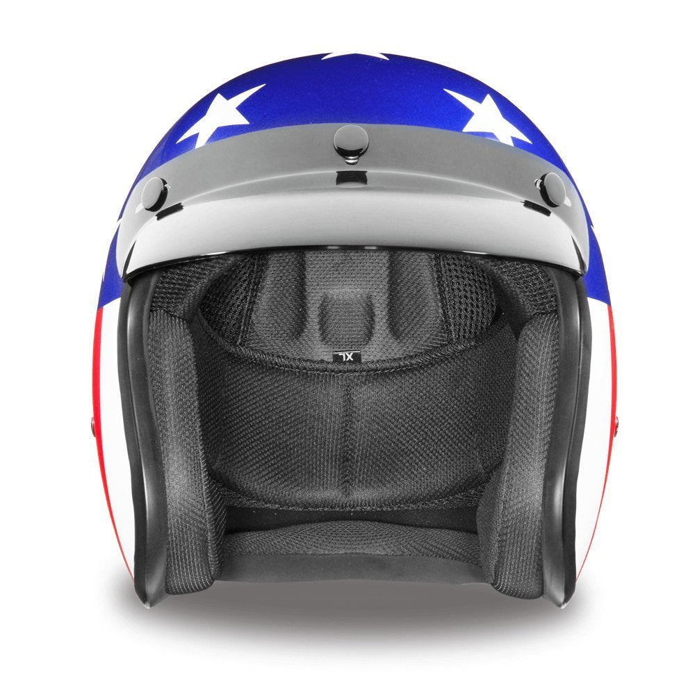 Daytona Helmets slim line shell design for a streamlined fit
