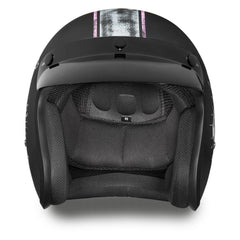Daytona Helmets ventilation system closeup demonstrates cooling airflow for hot rides