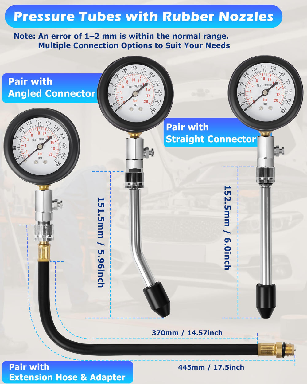 DAYUAN quick-check rubber cones speed up testing without threading.