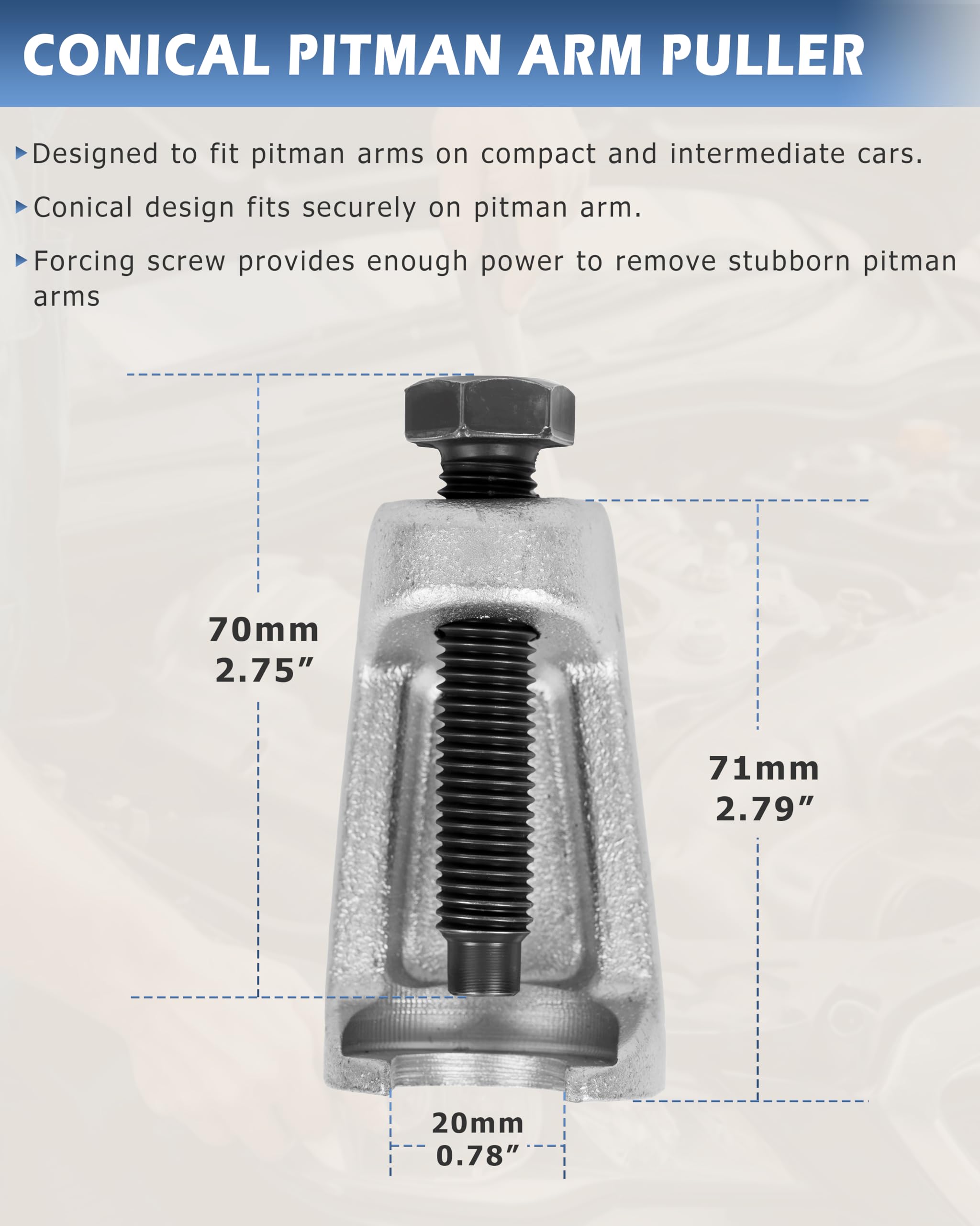 DAYUAN conical pitman arm puller for efficient removal