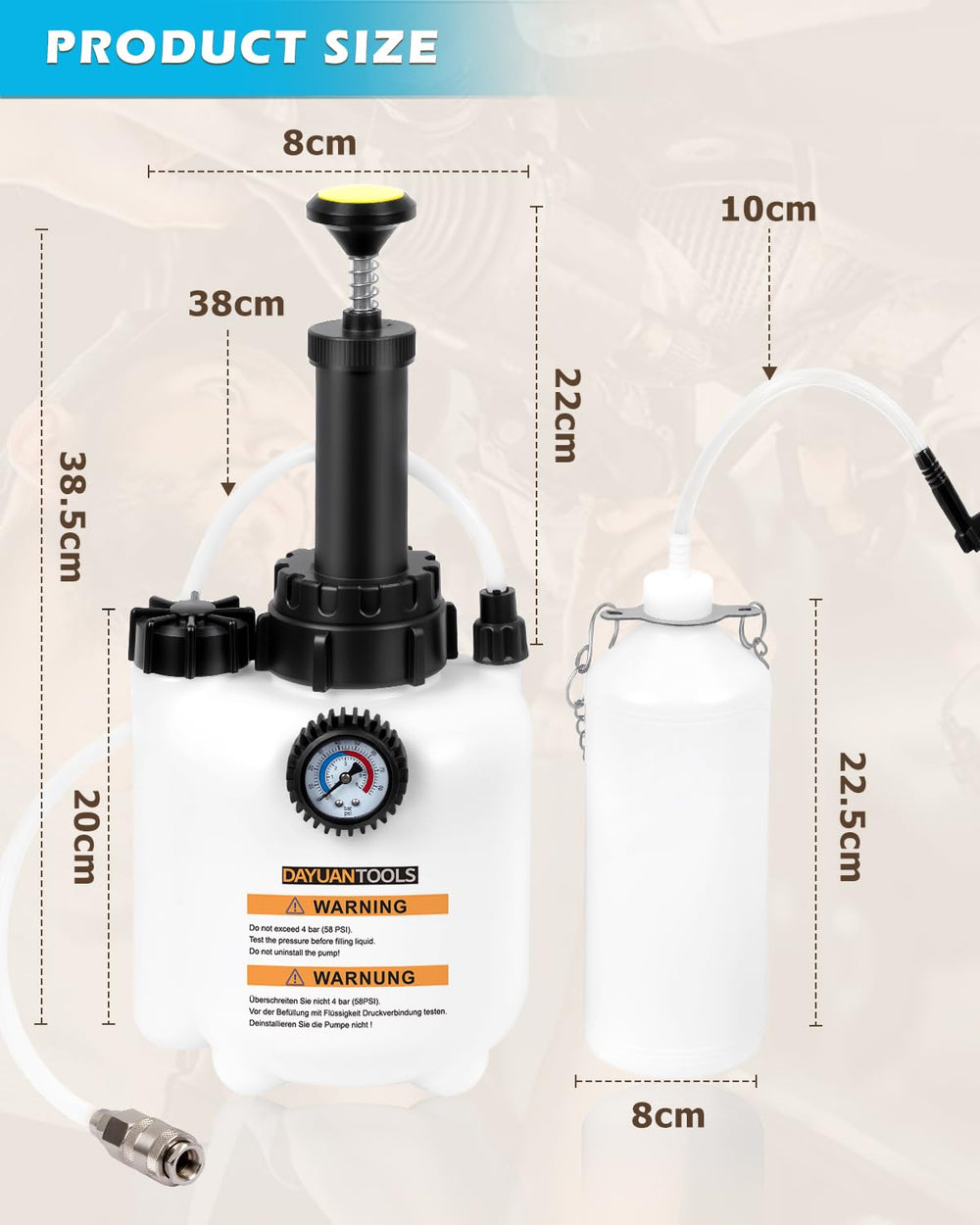 DAYUAN includes model-specific instructions and safety notes