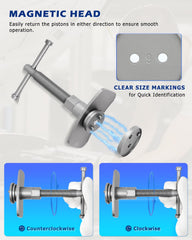 DAYUAN durable 45 carbon steel tool with rust-resistant finish and magnetic features.