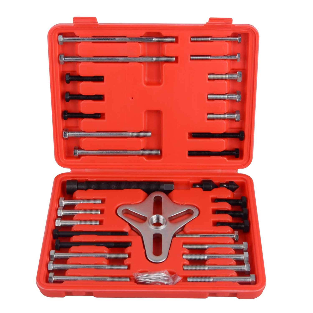 Dayuan Harmonic Balancer Puller Set in molded storage case for organized tools.