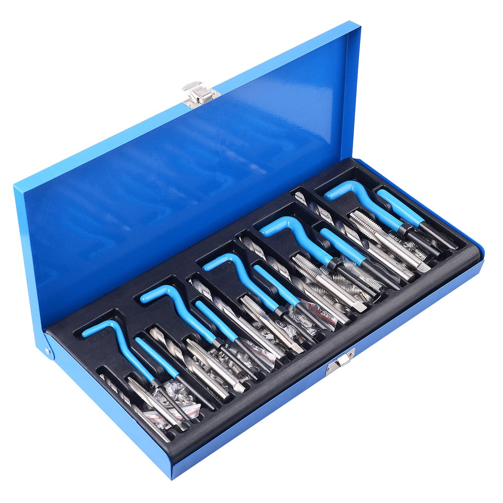 DAYUAN HSS drill bits and taps shown for precise, durable threading repairs.