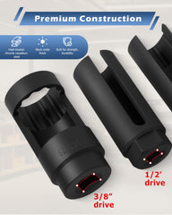 DAYUAN 22mm 12PT socket aids precise sensor installation.
