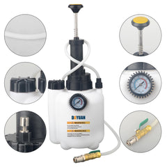 DAYUAN pump handle with integrated pressure gauge enables controlled fluid transfer.