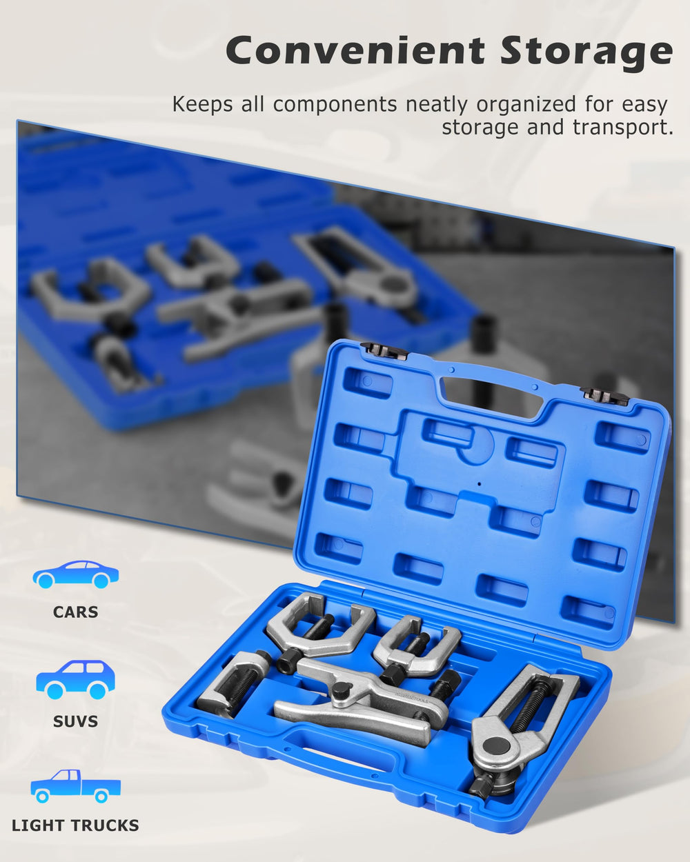 DAYUAN tools in ABS case show compact storage and portability