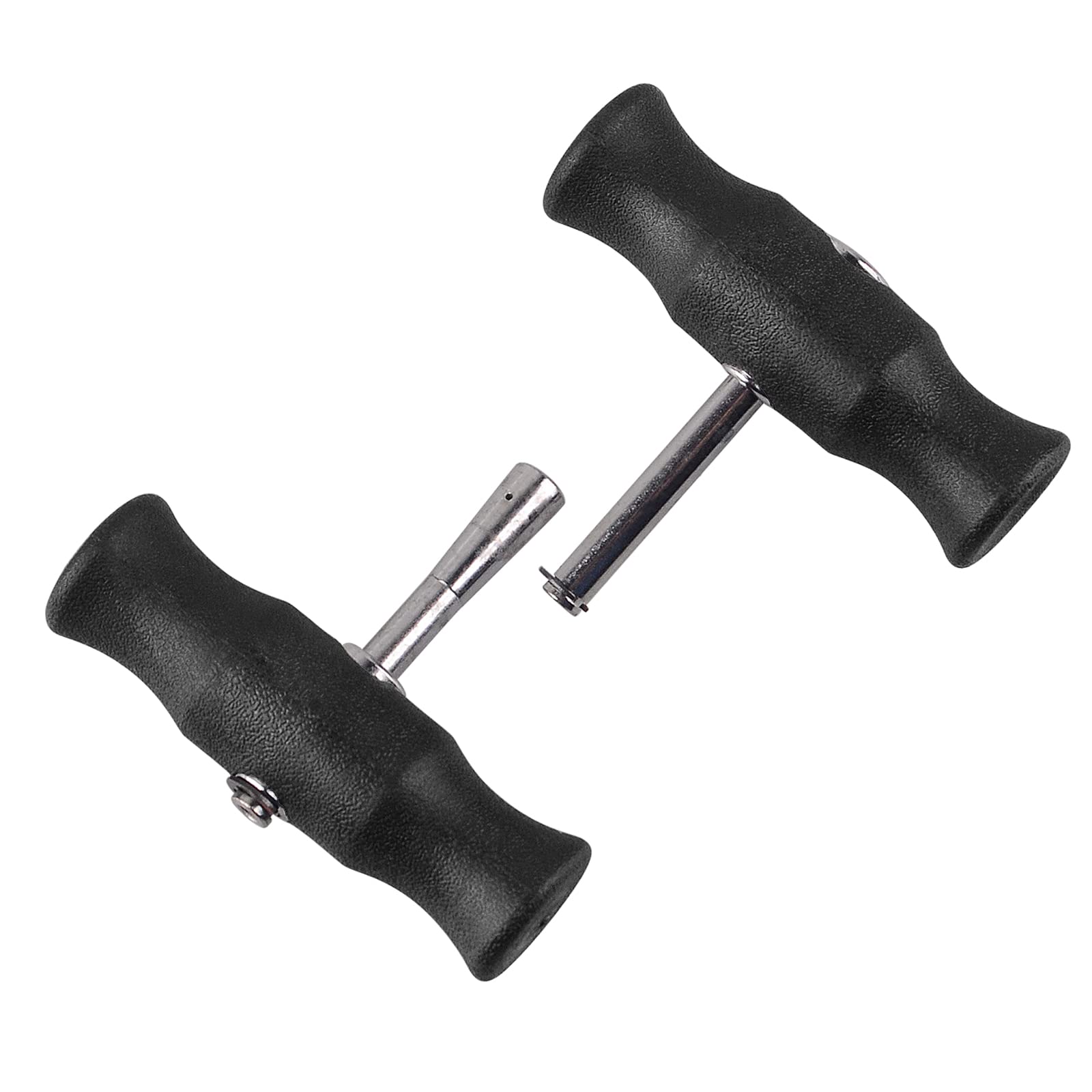DAYUAN windshield removal tool cuts the vinyl adhesive around the windshield.